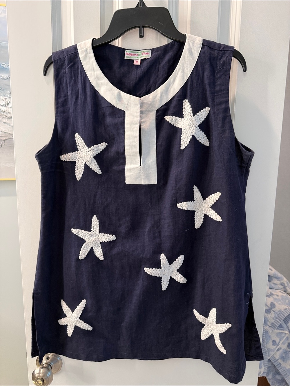 Navy Sleeveless Starfish Tunic